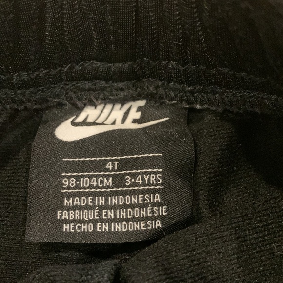 Nike Black/Gray 4T Jersey Sweatpants With Side Pockets - Picture 4 of 5